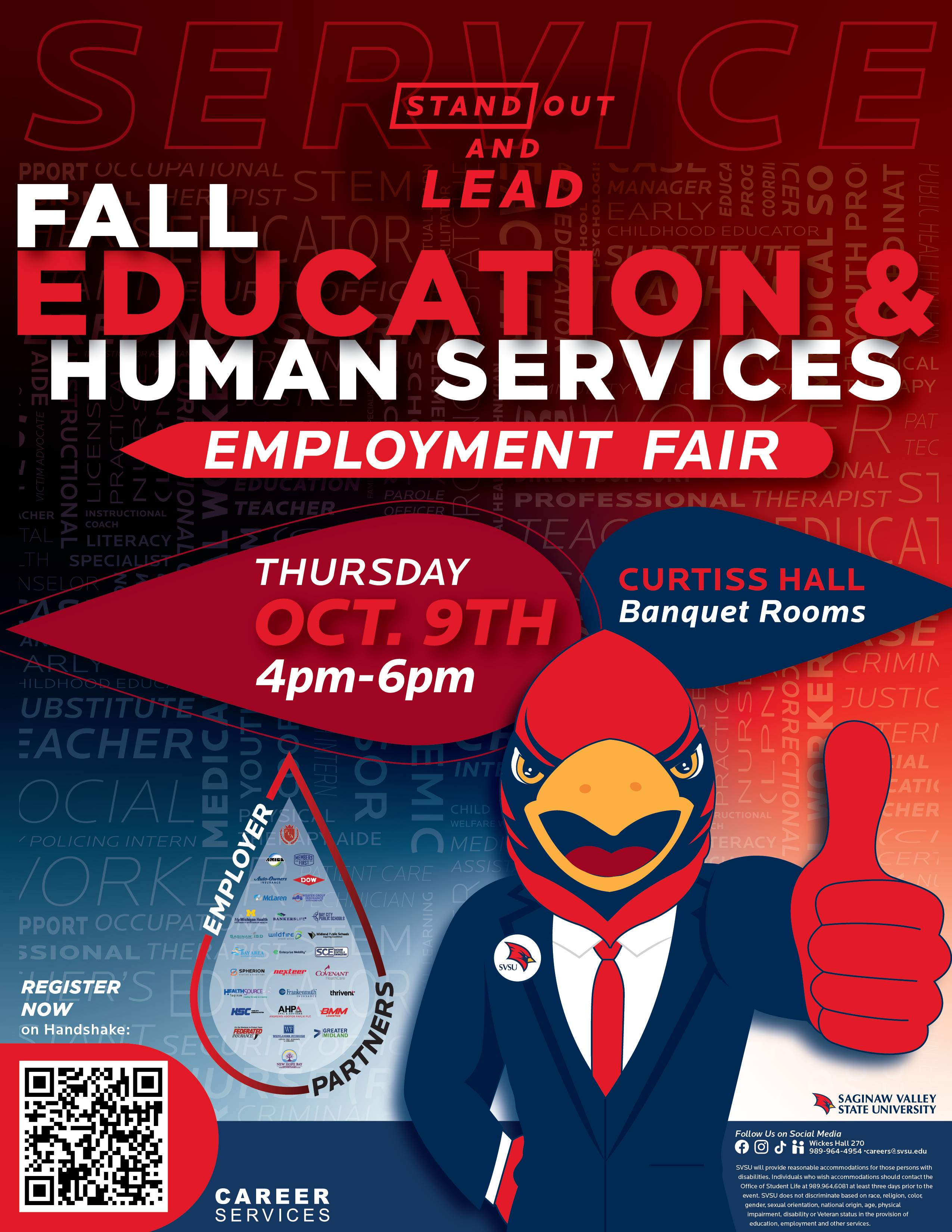 Education and Health Sciences fair flyer